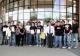 Teilnehmer, Organisatoren und Dozenten der Schlerakademie 2007 mit Vertretern der Gymnasien vor dem Medienzentrum "Konrad Zuse".Foto: Ralf-Peter Witzmann